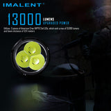 IMALENT MS03 Tactical Flashlight Super Bright EDC Torch, 13000 Lumens