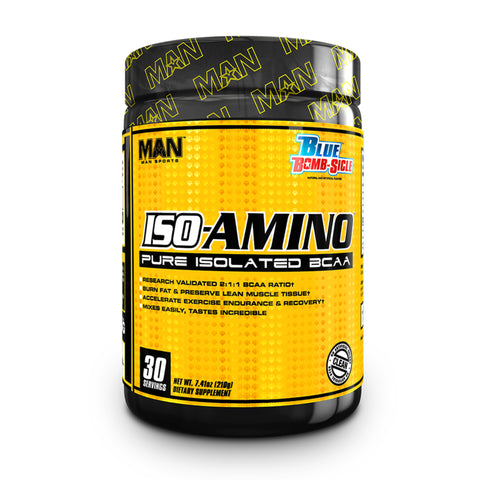 Man Sports ISO-Amino Pure Isolated BCAA's - 30 Servings