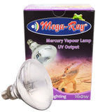 Mega Ray 160W Mercury Vapour Lamp UV Output
