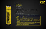 NITECORE NL1835 3500mAh Protected Li-ion 18650 Rechargeable Battery