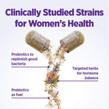 New Chapter Women's Daily Probiotic with Prebiotics and Probiotics, Vegan, Non-GMO, 30 Vegan Capsules - 0112