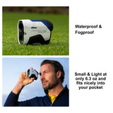 Nikon COOLSHOT ProII Golf Rangefinder Stabilized View, White