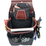 Occidental Leather 8581 Fatlip Fastener Bag - Black/Brown