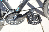 Bike Pedals: Flat Alloy Platform for MTB or BMX Mountain Bikes