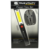 True Utility Pocket Tool Set 400 Lumen Task Light Flashlight and 10 in 1 Multi Tool