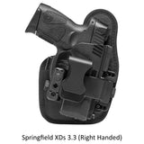 Alien Gear Springfield XDs 3.3 ShapeShift Appendix Carry Holster - Right Handed