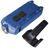 Nitecore TIP 2017 - 360 Lumen USB Rechargeable LED Keychain Flashlight - Blue
