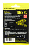 Nitecore Tube-RL Red LED USB Rechargeable Keychain Light