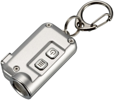 NITECORE TINI USB Rechargeable LED Keychain Light - Silver