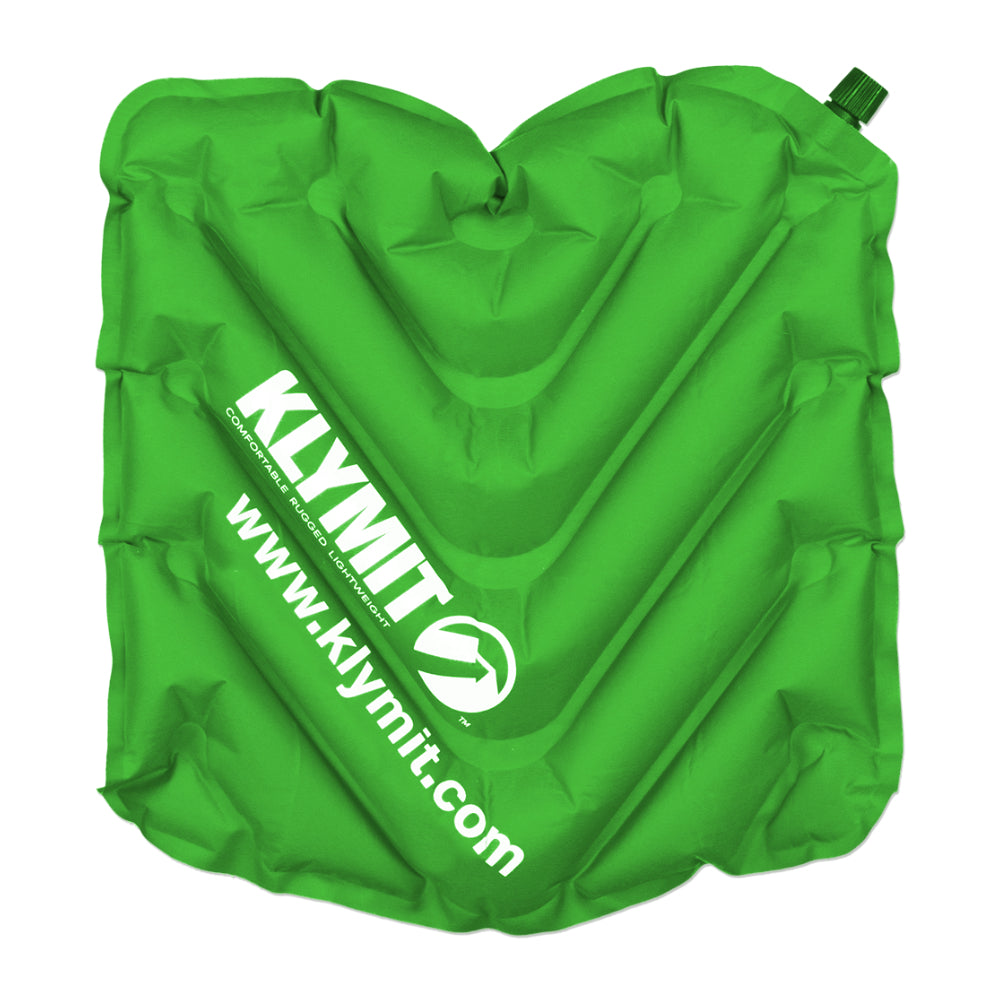 Klymit V Seat Camping Bleacher Inflatable Seat Green - 12VSBL01B