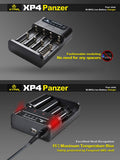 Xtar XP4 Panzer Ni-MH/Li-ion Battery Charger