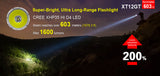 Klarus XT12GT CREE XHP35 HI D4 Rechargeable LED Flashlight