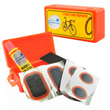Bike Tire Patch Kit with Rubber Patch Cement