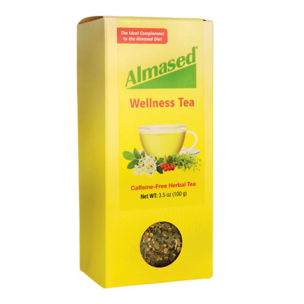 Almased Caffeine-Free Herbal Wellness Tea 3.5 oz Supports Digestions + Sleep