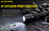 Nitecore EF1 Explosion-Proof Flashlight - 830 Lumens