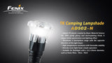 Fenix TK Series Camping Lampshade AD502 for TK & TA Series