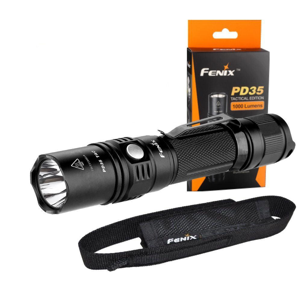 Fenix Flashlights FX-PD35TAC Flashlight, 1000 Lumen, Black