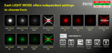 Klarus FH10 CREE XP-L HI V3 LED 3 Colors Flashlight - 700 Lumens