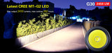 Klarus G30 CREE MT-G2 LED Flashlight - 2450 Lumens