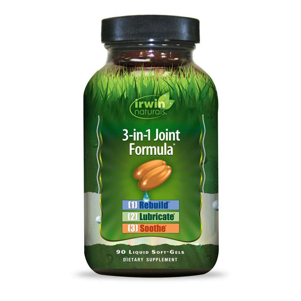 Irwin Naturals 3-In-1 Joint Formula Supports Healthy Joints - 90 Soft-Gels