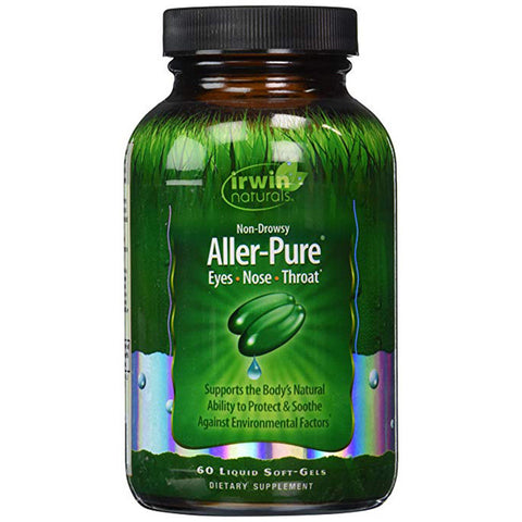 Irwin Naturals Aller-Pure Dietary Supplement Liquid Soft-Gels, 60 count