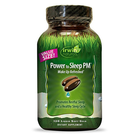 Irwin Naturals Power to Sleep PM 120 Liquid Soft Gels