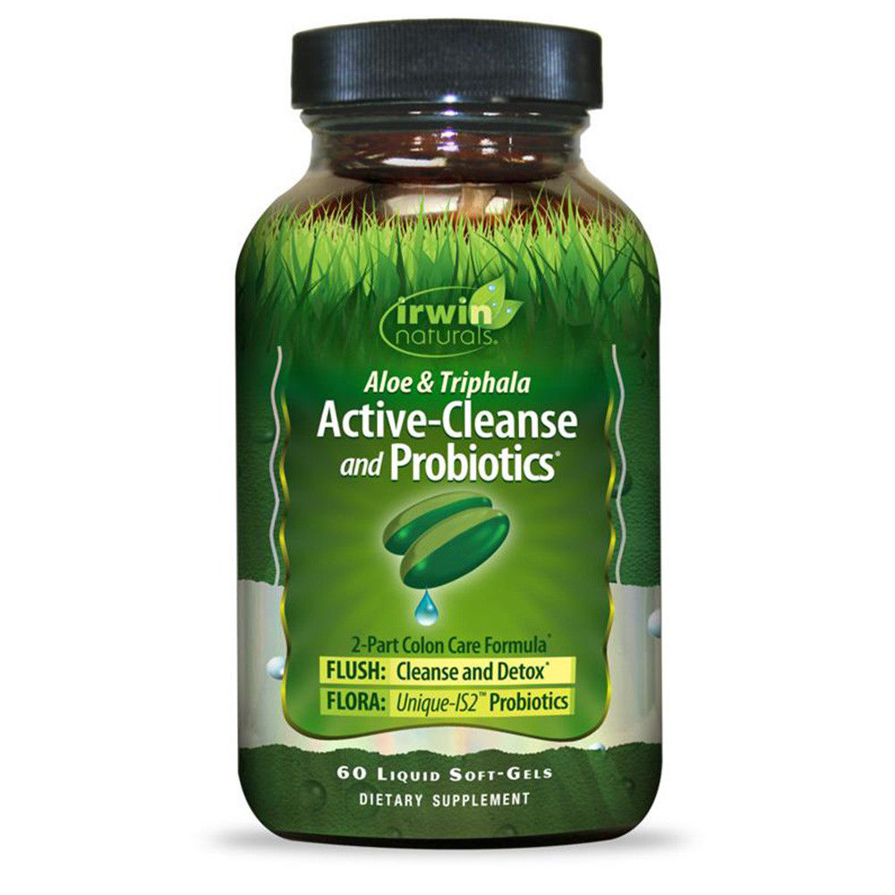 Irwin Naturals Active Cleanse & Probiotics Softgels, 60 Ct