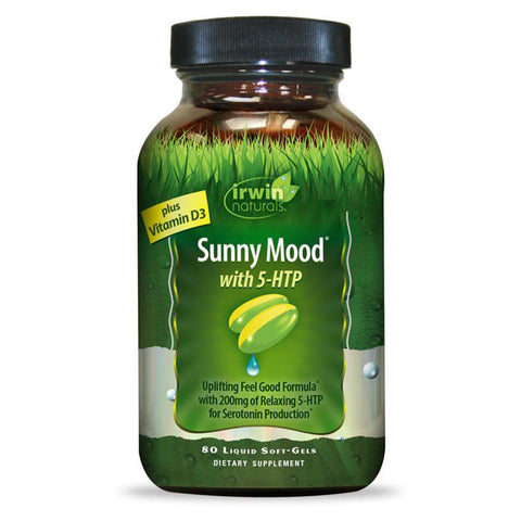 Irwin Naturals Sunny Mood with 5-HTP 80 Liquid Soft Gels