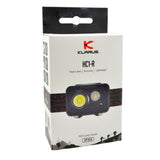 Klarus HC1-R 300 Lumen Waterproof Headlamp Lightweight 3 LEDs  White & Red Light
