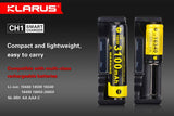 Klarus CH1 Li-ion Ni-MH Battery Smart Charger USB Power Bank AA  AAA C 18650