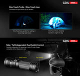 Klarus G20L Rechargeable Flashlight -CREE XHP70.2 P2 LED -3000 Lumens -Battery Included