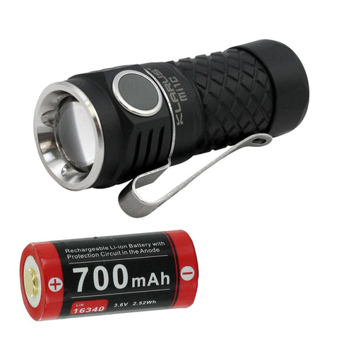 Klarus Mi1C Rechargeable Flashlight 600 Lumens -Battery Included