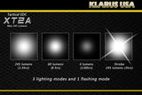 Klarus XT2A 245 Lumen Tactical EDC CREE XP-G R5 LED Flashlight