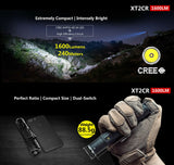 Klarus XT2CR Rechargeable Flashlight 1600 Lumens