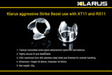 Klarus RS11/XT11 Agressive Strike Bezel