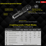 Klarus XT1C 1000 Lumen Tactical EDC Flashlight w/ Rechargeable Battery