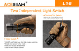 Acebeam L16 - 2000 Lumens LED Flashlight - Rechargeable Handheld