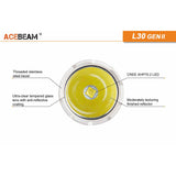 Acebeam L30 Gen II 4000 Lumen CREE LED Tactical Flashlight