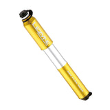 Lezyne Pressure Drive Hand Pump (Gold, Small) - Presta and Schrader Compatible