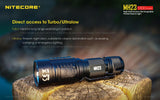 Nitecore MH23 1800 Lumen High Performance Rechargeable Flashlight