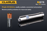 Klarus MiX7 Ti CREE XP-G2 1A LED Titanium Flashlight 180 Lumen
