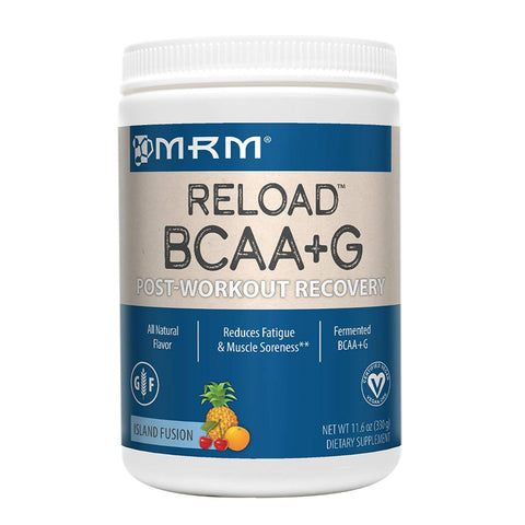 MRM BCAA+G Reload Post-Workout Recovery, 11.6 oz Island Fusion Powder