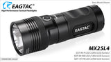 EagleTac MX25L4 SST-90 LED 2850 Lumen Flashlight (Base Model)