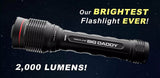 Nebo Redline Big Daddy Flashlight Waterproof LED 2000 Lumens (6692)