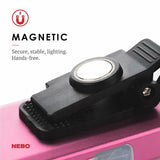 NEBO Slim 500 Lumen LED COB Rechargeable Pocket Light w/ Clip Magnet Base & Hook