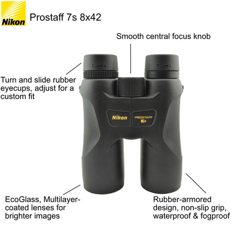 Nikon 16002 prostaff 7s hot sale 8x42