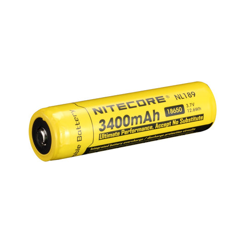 NITECORE NL189 3400mAh Protected Li-ion 18650 Rechargeable Battery
