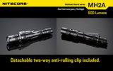 NITECORE MH2A CREE XM-L U2 LED 600 Lumen Rechargeable flashlight