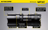 Nitecore MT2C 360 Lumen Multitask LED Flashlight - Black