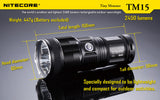 NiteCore TM15 Tiny Monster 2450 Lumen LED Flashlight